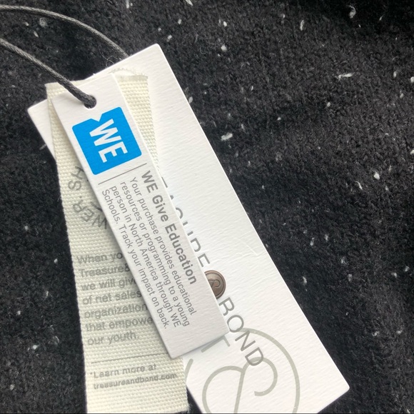 🆕 NWT BLACK SPECKLED MIDI SWEATER DRESS - Picture 4 of 4